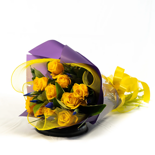 Sunshine Yellow Roses Bouquet