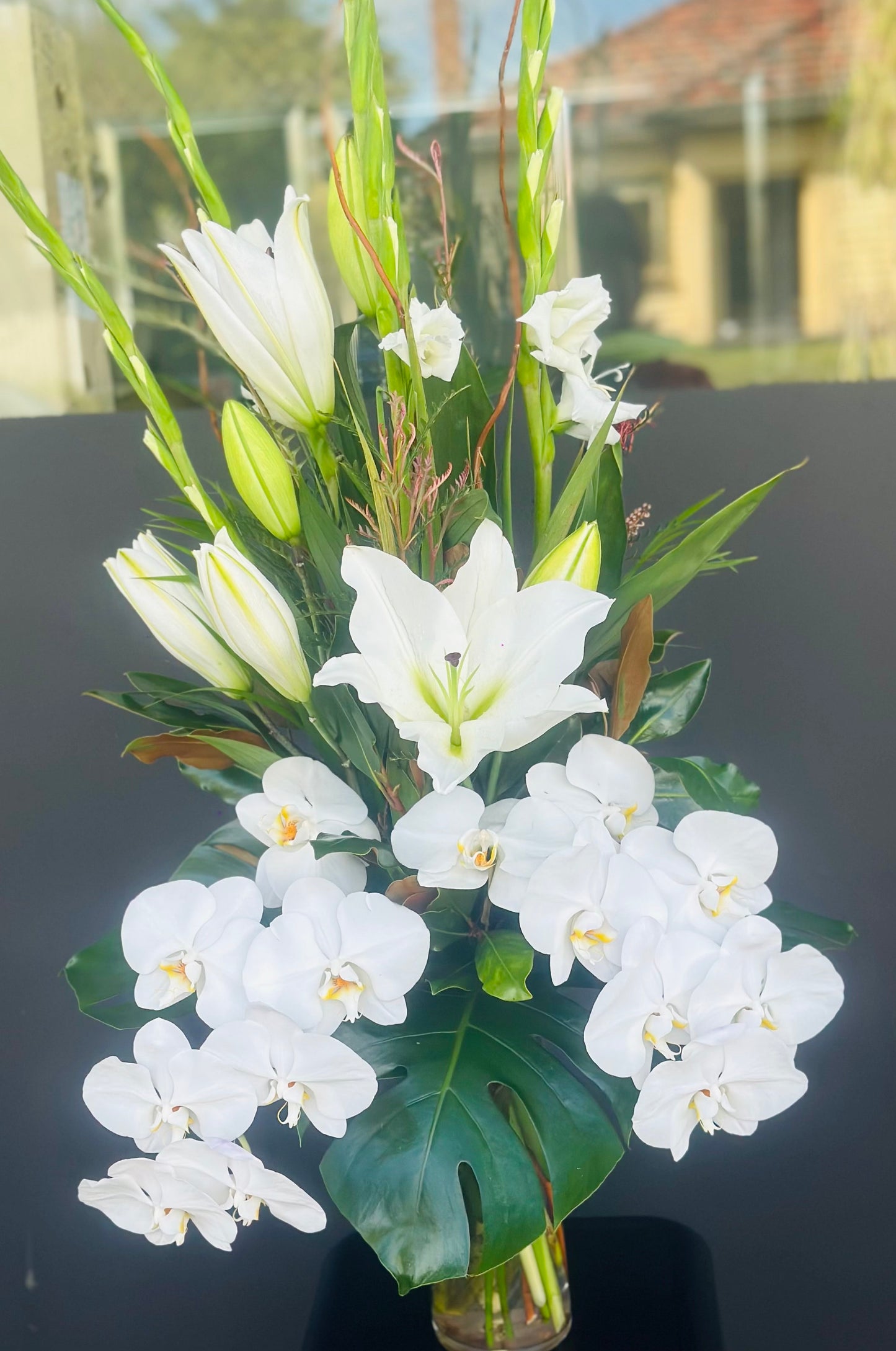 Majestic White Vase Arrangement