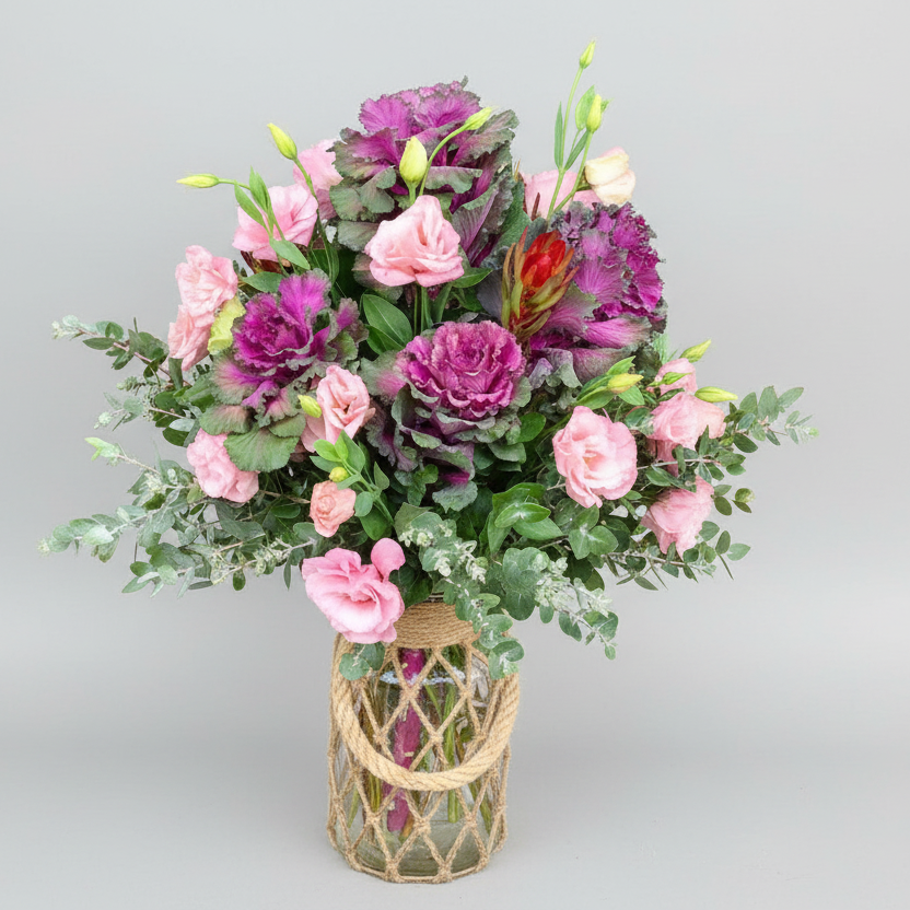 Petal Blush Vase Arrangement