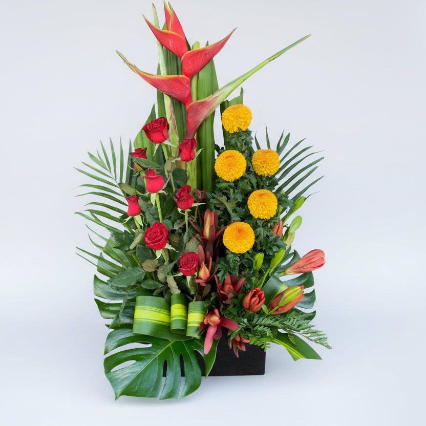 Colorful Modern Boxed Arrangement