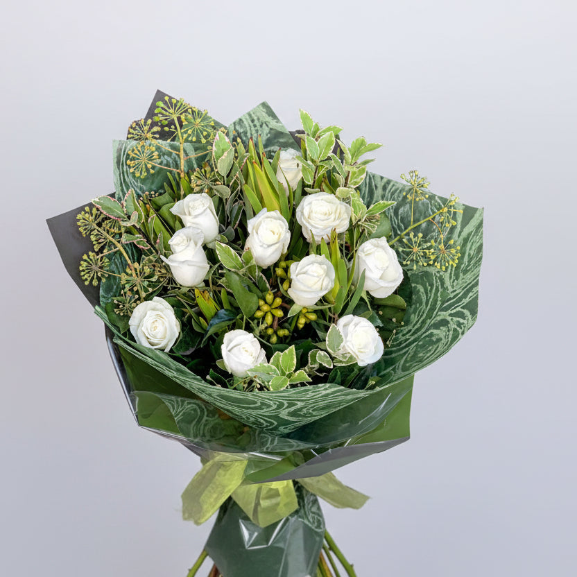 White Rose Bouquet
