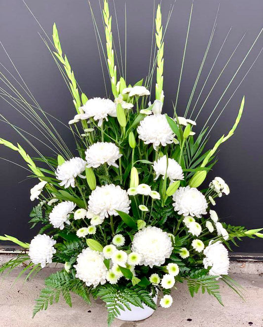 White Purity Arrangement