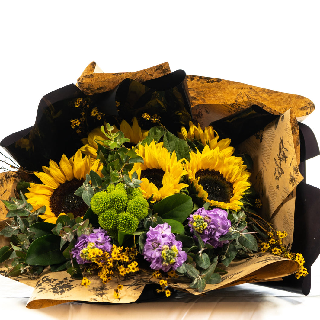 Sunflowers bouquet from $65-$95
