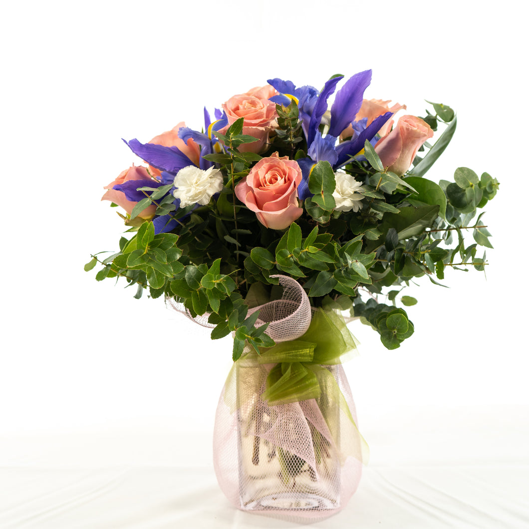 Mixed Flowers in Vase from $120-$150