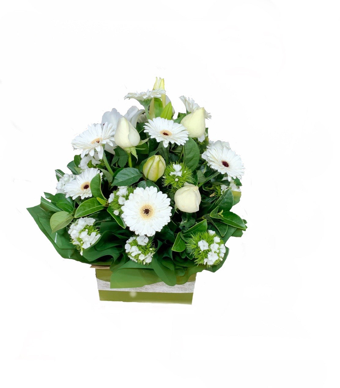 White Mid Box Arrangement