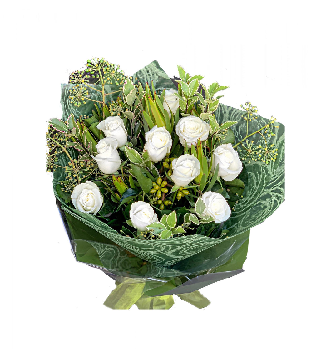 White Rose Bouquet